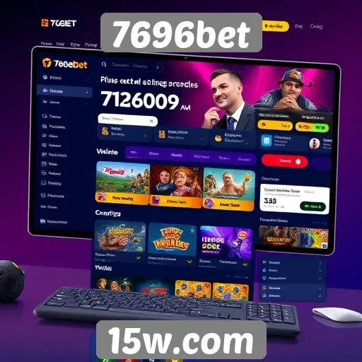 Interface do usuário do site 7696bet é intuitiva e acessível